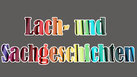 Schriftzug "Lach- und Sachgeschichten